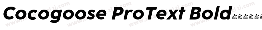 Cocogoose ProText Bold字体转换
